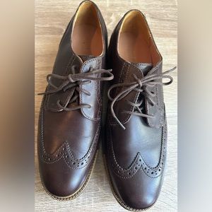 Cole Haan men’s Grand OS derby Oxford 8.5 Brown tan welt